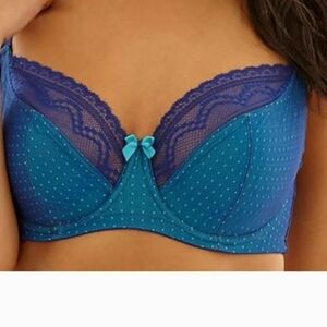 New Cleo Hettie Blue Green Bra 30H